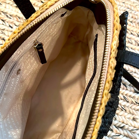 Kate Spade Bow STORYBOOK Straw Bag NWOT - Picture 11 of 14